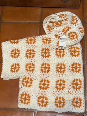 POL Oversized Patchwork Sweater Top